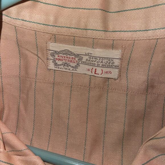 1950s Riverside Masterbilt Coca Cola Size 16 L 16 1/2 Work Shirt Vtg - Royce - - Picture 3 of 14